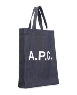 A.P.C. Lou Logo Detail Tote Bag -Volk Clothing Sales 01e094cd2010ad1939e49a524075229b
