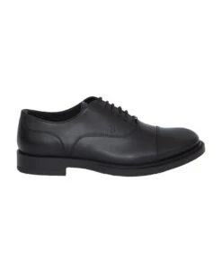 Tod's Lace-ups In Black Leather