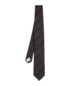 Lardini Patterned Motif Bordeuax/ Multicolor Tie