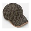 Fendi Ff Jacquard Baseball Cap