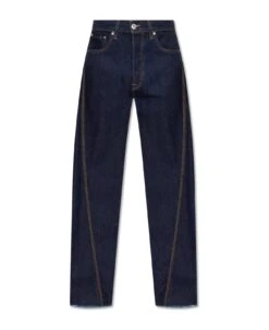 Lanvin Jeans With Stitching Details