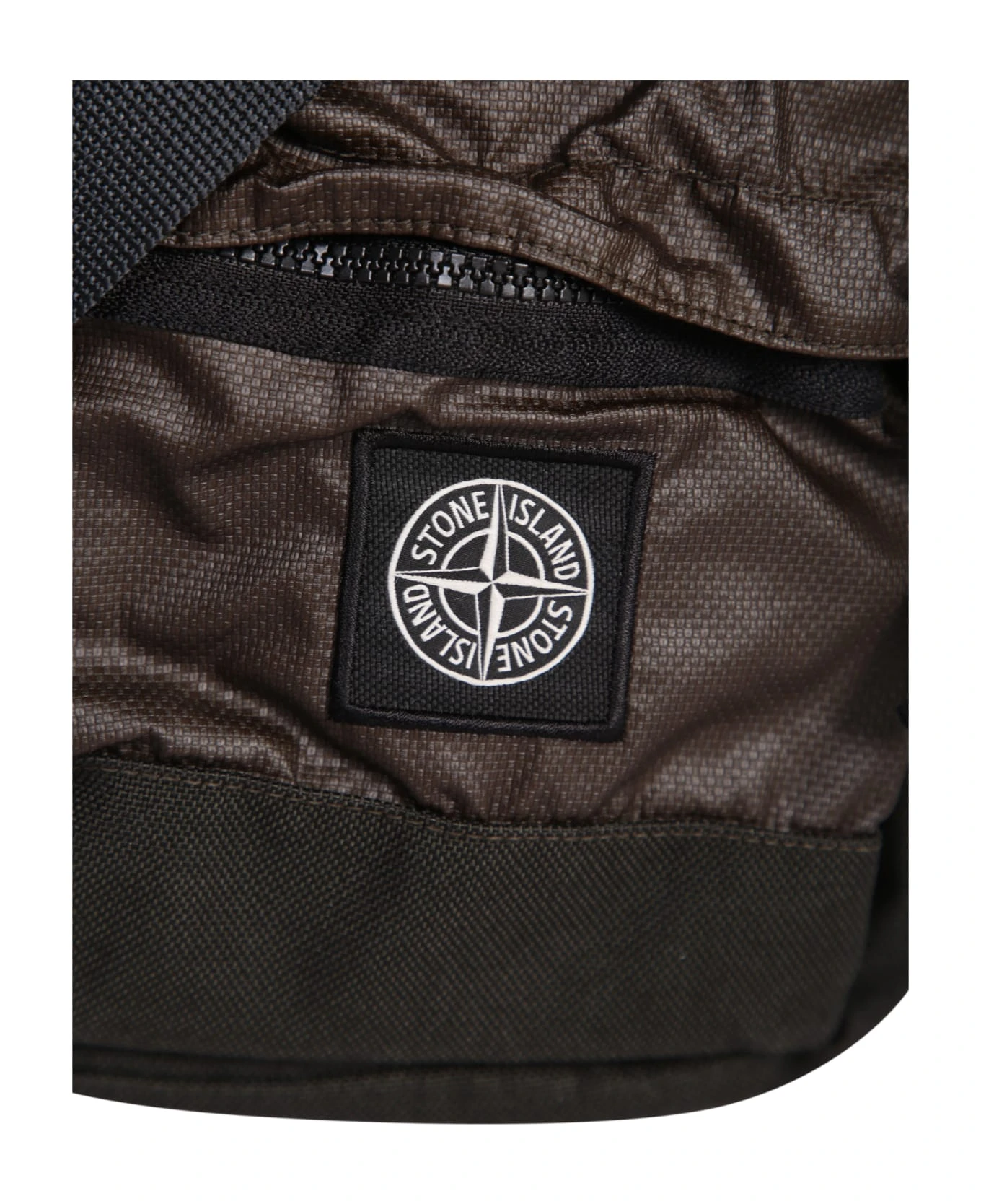 Stone Island 70 Mussola Gommata Canvas Military Green 3 Stone Island 70 Mussola Gommata Canvas Military Green - Image 3