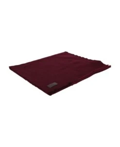 Canali Knitted Construction Bordeaux Scarf