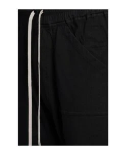 Classic Cargo Crop Pants In Black Cotton -Volk Clothing Sales 080d58e6d53052cfa76c659ceeeee58f