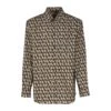 Valentino Garavani Long-sleeved Shirt In Cotton With All-over Toile Iconographe Print