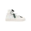 Off-White '3.0 Off Court' White High Top Sneakers With Zip-tie Detail And Arrow Motif In Leather Man