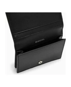 Balenciaga Black Grained Leather Card Case -Volk Clothing Sales 0fcdf85ff876d24c49585b44d079c7b1