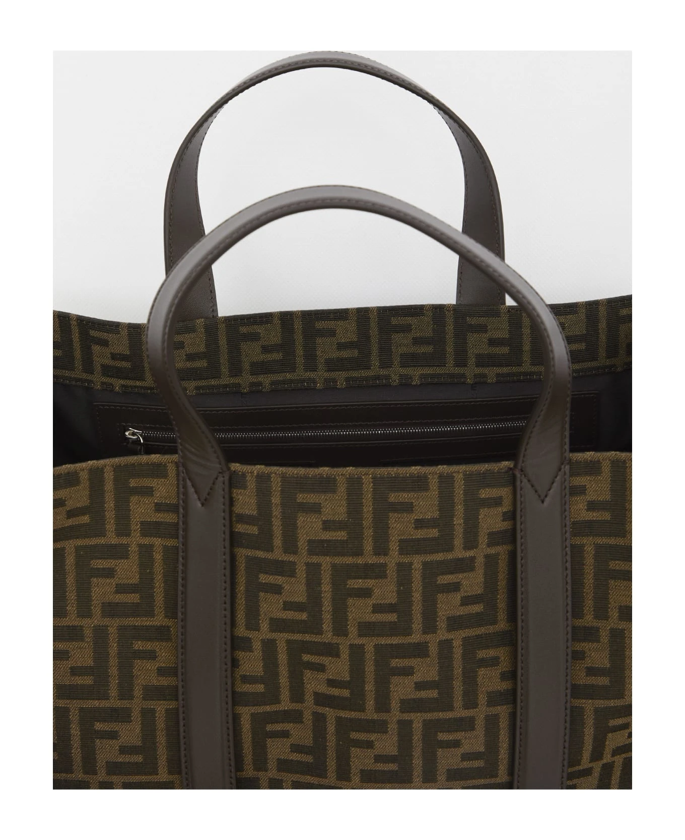 FENDI Ff Jacquard Fabric Bag 4 FENDI Ff Jacquard Fabric Bag - Image 4