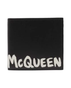 Alexander McQueen Graffiti Logo Wallet