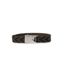 Bottega Veneta Two-tone Logo Embossed Belt
