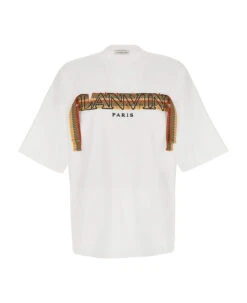 Lanvin Embroidered Curb Lace T-shirt