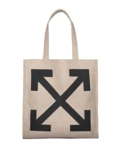 Off-White Logo Detail Tote Bag -Volk Clothing Sales 15f986c259b09cc5951570238f2f86e9