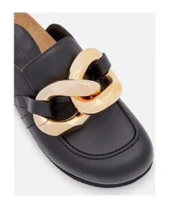 Chain Leather Sabot -Volk Clothing Sales 165615baf40685d1370b332f0c0986fc