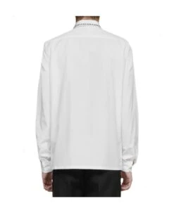 Prada Studded Cotton Shirt -Volk Clothing Sales 16635264b63df2e4c858304591615254