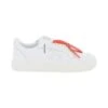 Off-White Leather Low Vulcanized Sneakers