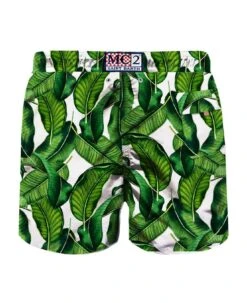 MC2 Saint Barth Banana Leaves Print Mid-length Swim Shorts -Volk Clothing Sales 1771fda8ab70a3a618b5fae4b2f3a3ff