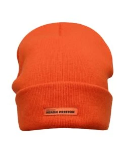 Orange Wool Beanie