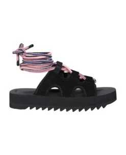Ray-ab Black Sandal Lanvin X Suicoke