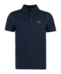 Dolce & Gabbana Short Sleeve Cotton Polo Shirt
