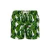 MC2 Saint Barth Banana Leaves Print Mid-length Swim Shorts