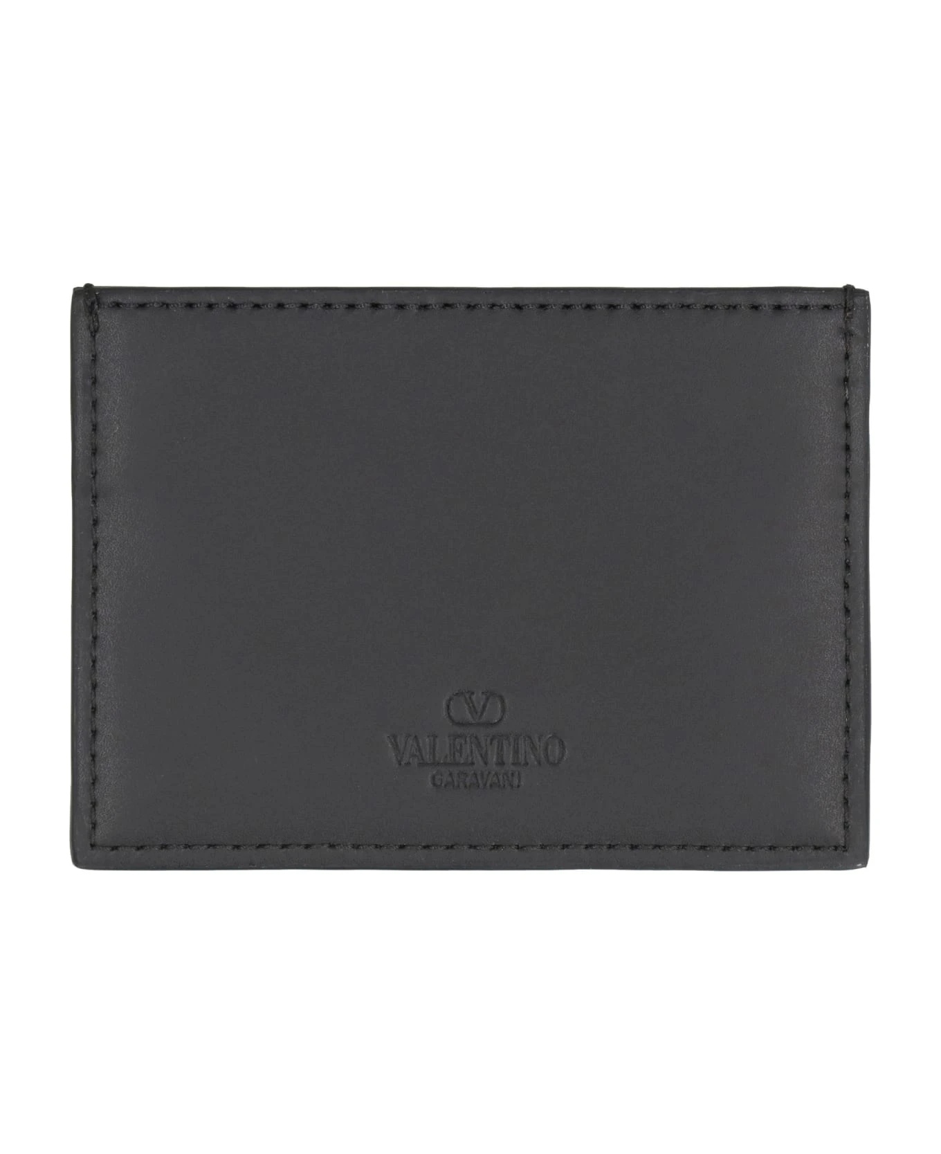 Valentino Garavani Gravani - Leather Card Holder 3 Valentino Garavani Gravani - Leather Card Holder - Image 3