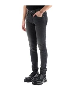 Alexander McQueen Logo Embroidered Skinny Jeans -Volk Clothing Sales 1c5f6c6197728c4571ceedcfc2bb67dc