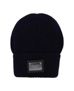 Dolce & Gabbana Blue Virgin Wool Blend Beanie