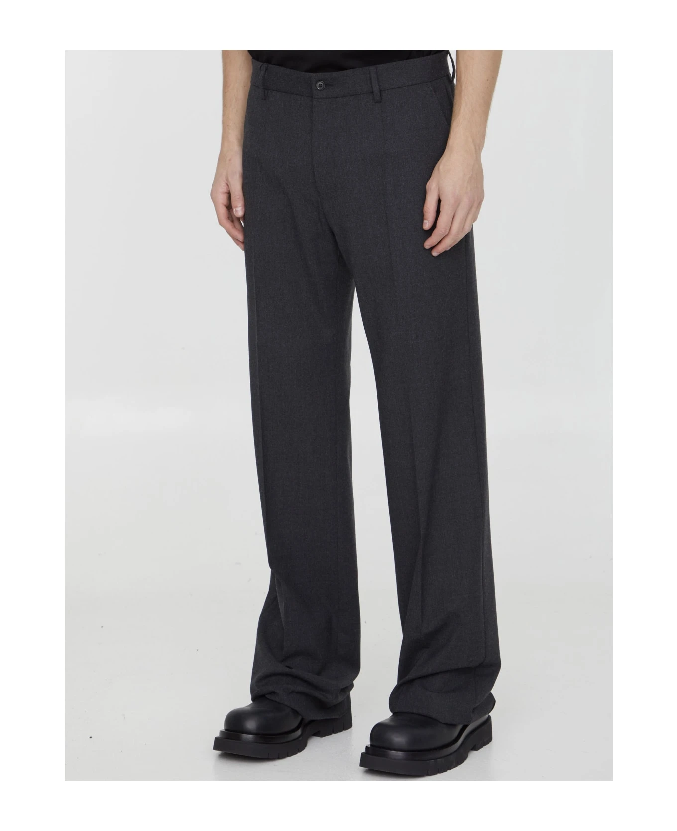 Dolce & Gabbana Stretch Flannel Trousers 2 Dolce & Gabbana Stretch Flannel Trousers - Image 2
