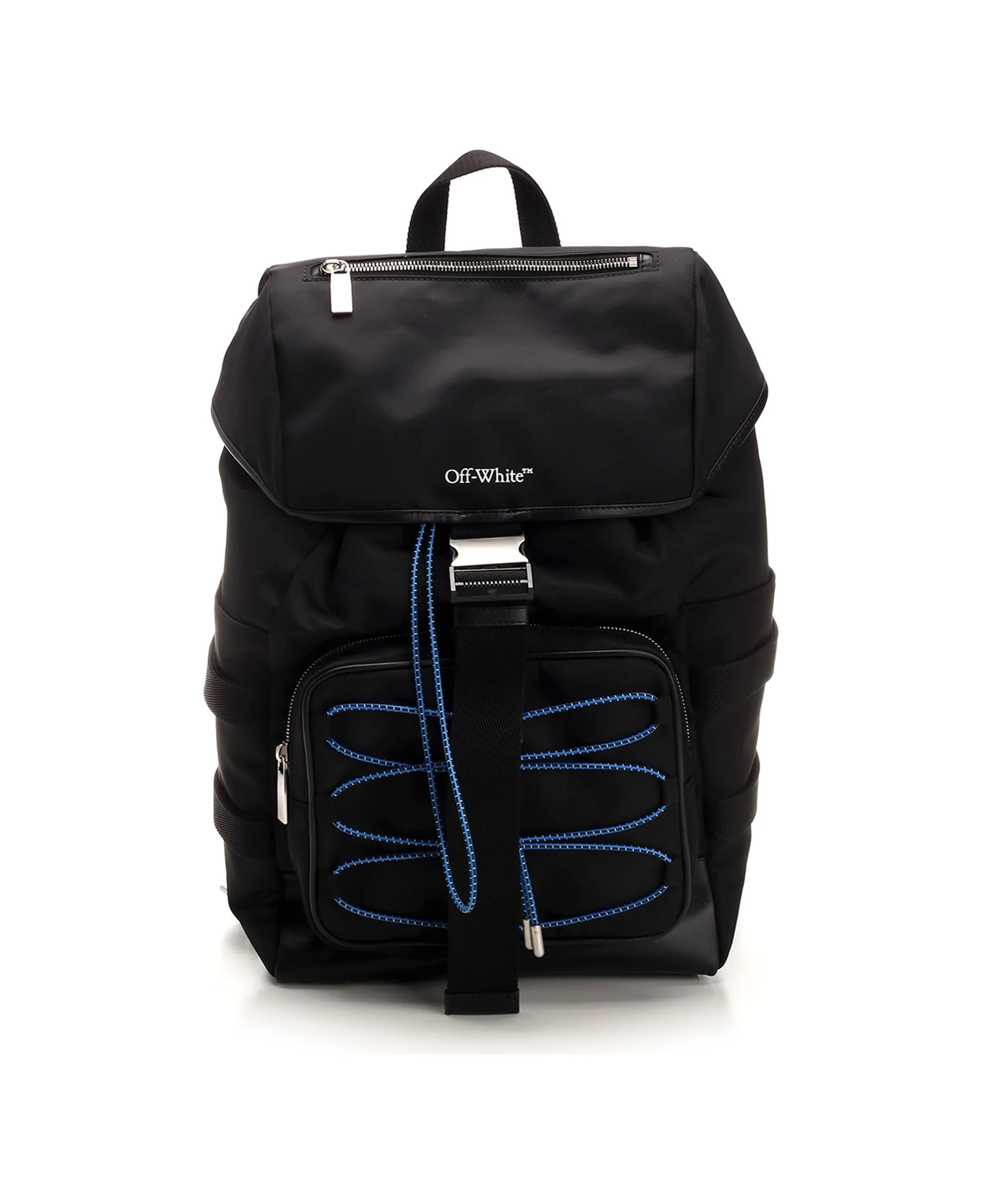Off-White Black Nylon Backpack 1 Off-White Black Nylon Backpack