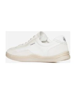 Stone Island Rock Leather And Tencel Sneakers -Volk Clothing Sales 200ff9de1653b92adc505f44168435e2