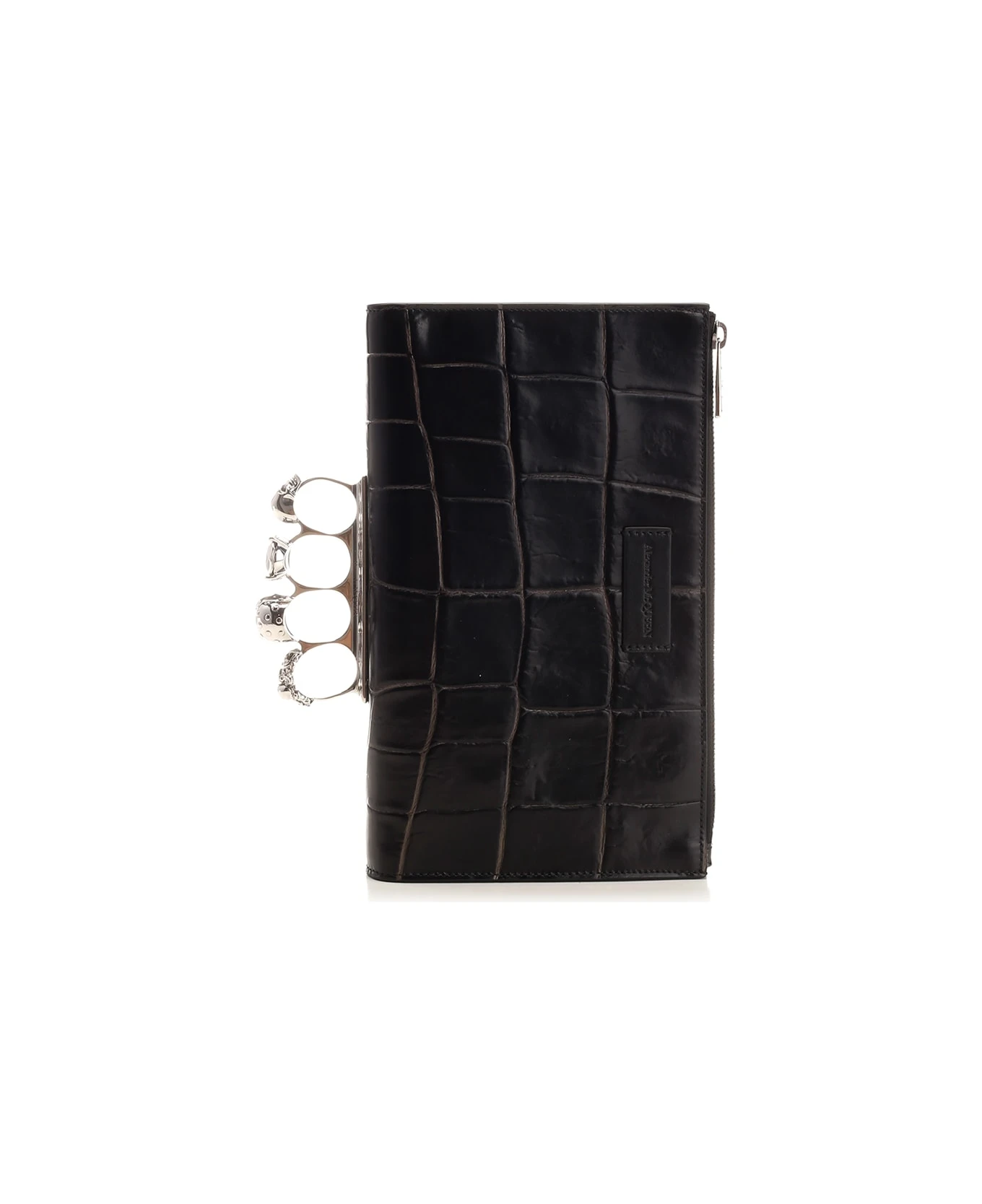Alexander McQueen Black "four-rings" Pouch 1 Alexander McQueen Black "four-rings" Pouch
