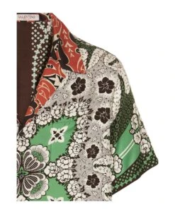 Valentino Garavani Valentino 'bandana Fiore Shirt -Volk Clothing Sales 26f51cdbd3cce4fb9e5abd20943ed486
