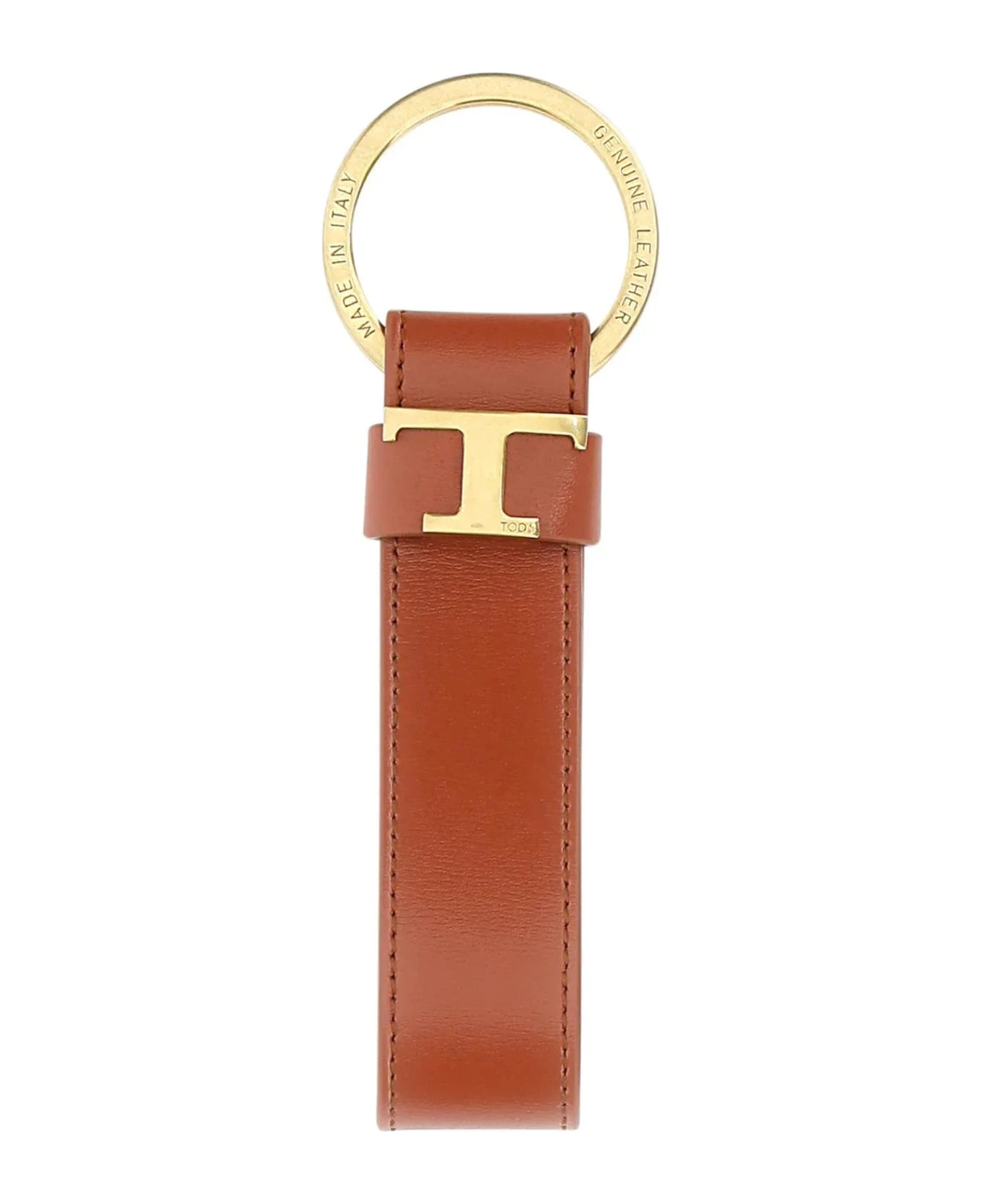 Brick Leather Keyring Tod's 1 Brick Leather Keyring Tod's