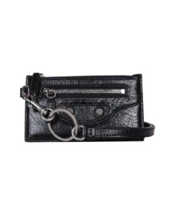 Balenciaga Le Cagole Men Black Cardholder