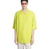 Acne Studios Shirt In Green Polyester