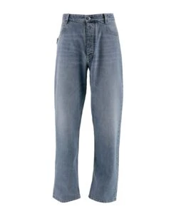 Bottega Veneta Wide Leg Denim Jeans