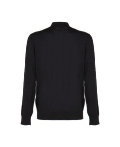 Golden Goose Long-sleeved Polo Shirt In Merino Wool -Volk Clothing Sales 2e2b3db6825af8905138d0ffee53022d