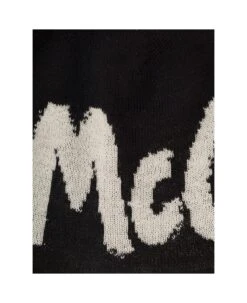 Alexander McQueen White Beanie With Contrasting Graffiti Logo In Wool Man -Volk Clothing Sales 2e8e811d693ecb5556d1d23475e3c164