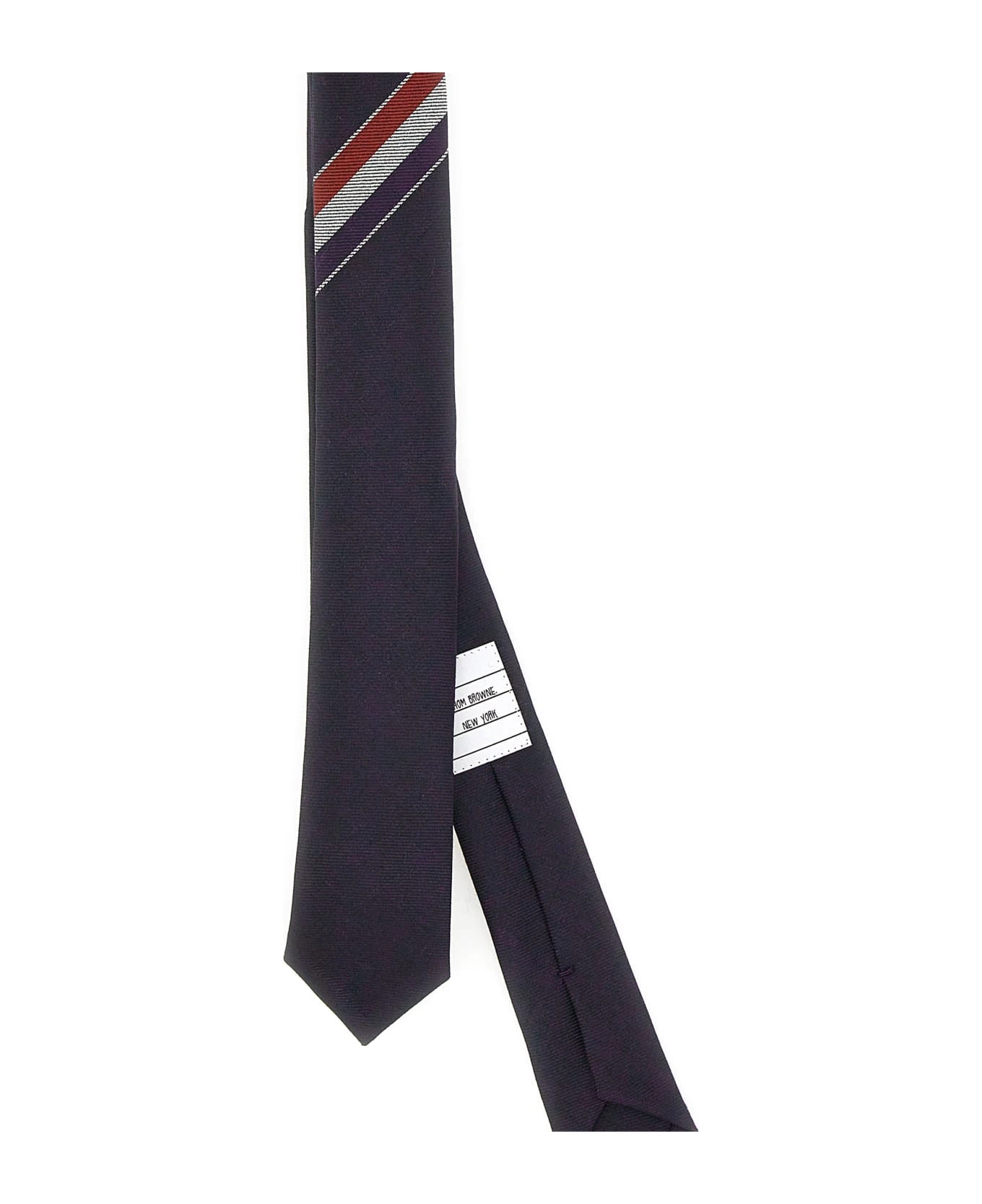 "classic Necktie Rwb Stripe" Wool Tie 2 "classic Necktie Rwb Stripe" Wool Tie - Image 2