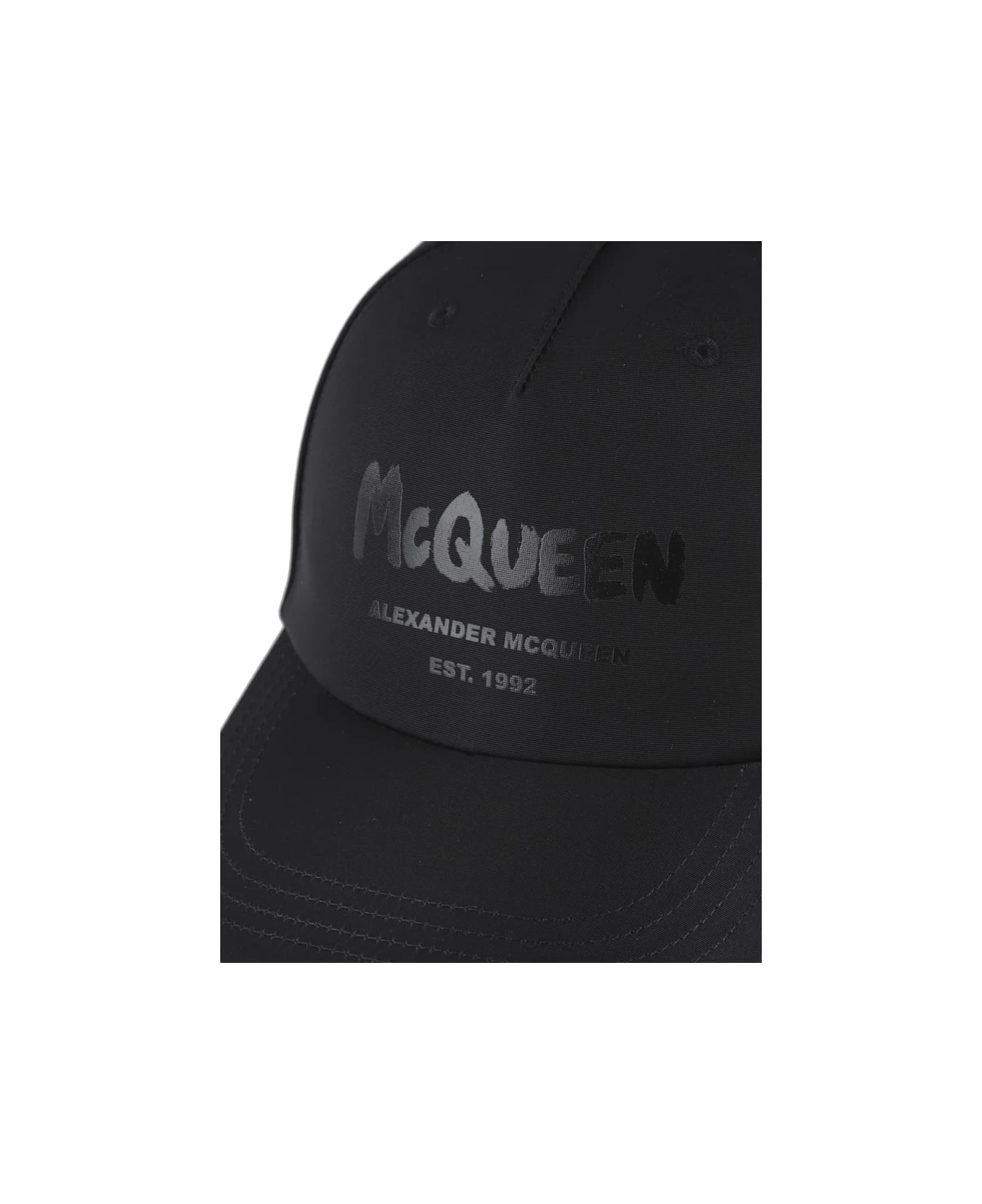Alexander McQueen Logo Ton Sur Ton Baseball Hat 4 Alexander McQueen Logo Ton Sur Ton Baseball Hat - Image 4