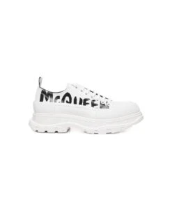 Alexander McQueen Graffiti Logo Sneakers
