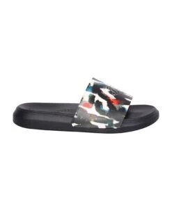 Alexander McQueen Slides Graffiti Watercolor