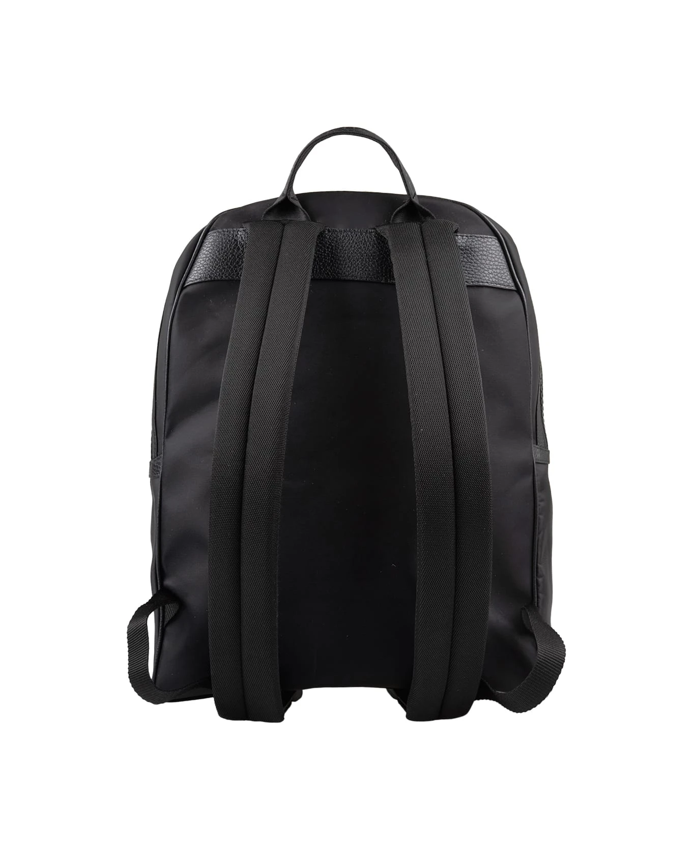 Kiton Black Backpack With Embroidered Logo 2 Kiton Black Backpack With Embroidered Logo - Image 2