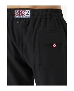 MC2 Saint Barth Man Comfort And Stretch Black Swim Shorts -Volk Clothing Sales 309203272d40c1a5cced9ba6330472a1