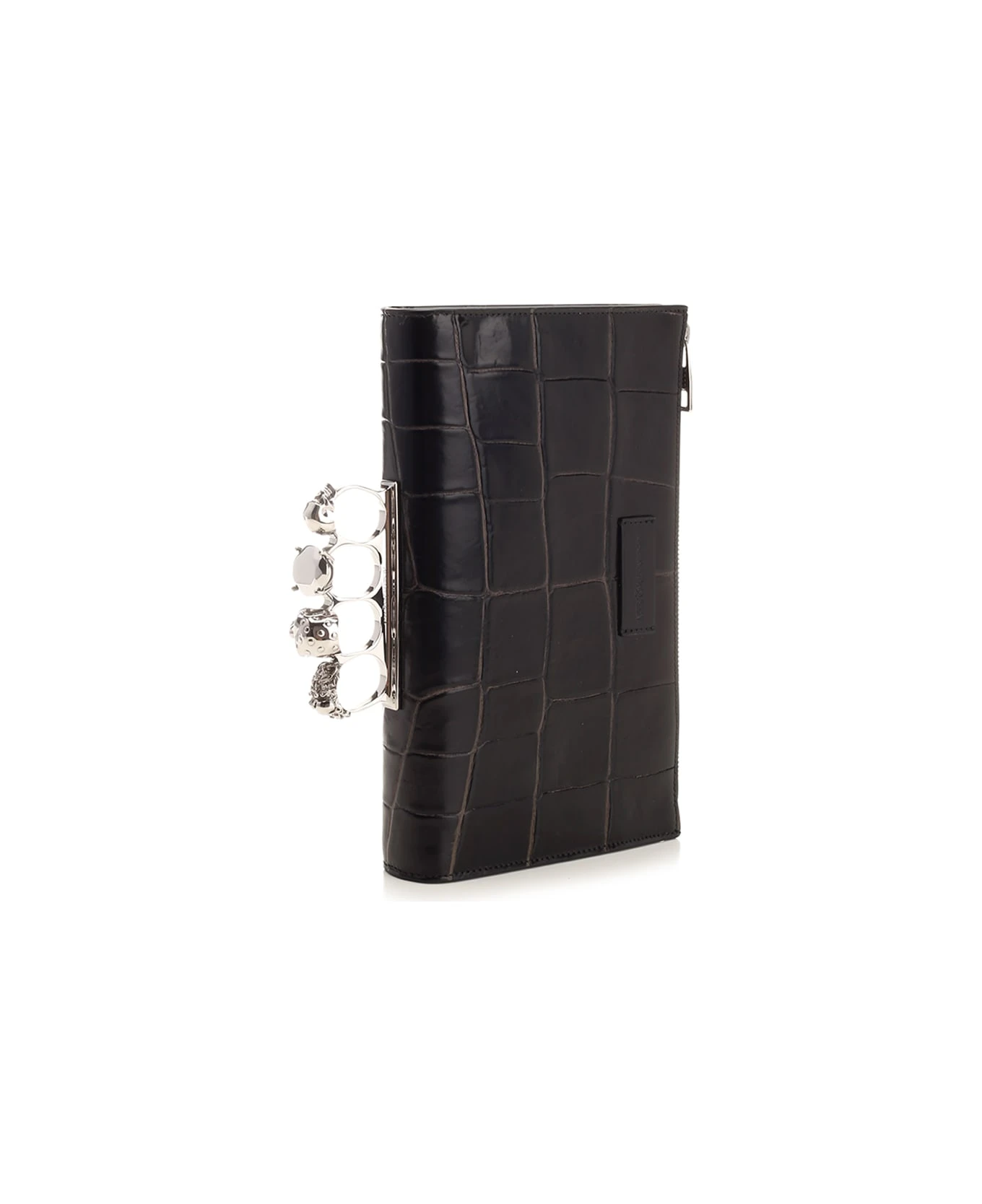 Alexander McQueen Black "four-rings" Pouch 2 Alexander McQueen Black "four-rings" Pouch - Image 2