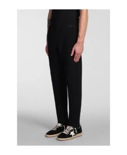Golden Goose Doro Pants In Black Cotton -Volk Clothing Sales 31b80f60fc310cf9e4934643b6170529