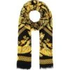 Versace Baroque Pattern Knitted Scarf