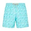MC2 Saint Barth Man Light Fabric Comfort Swim Shorts With Sea Star Print