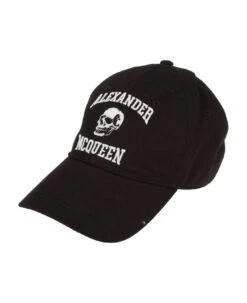 Alexander McQueen Hat Varsity Skull Lo
