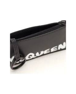 Alexander McQueen Black Card Holder With Graffiti 7 Alexander McQueen Black Card Holder With Graffiti -Volk Clothing Sales 3556e4d8f9704b2bcb711b49737148d6